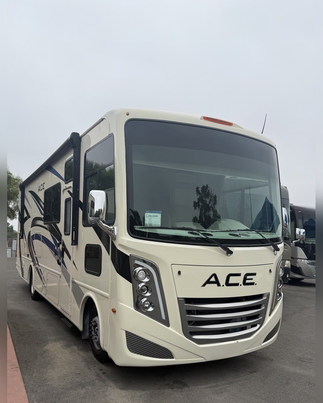 ACE motorhome front end restored, second view